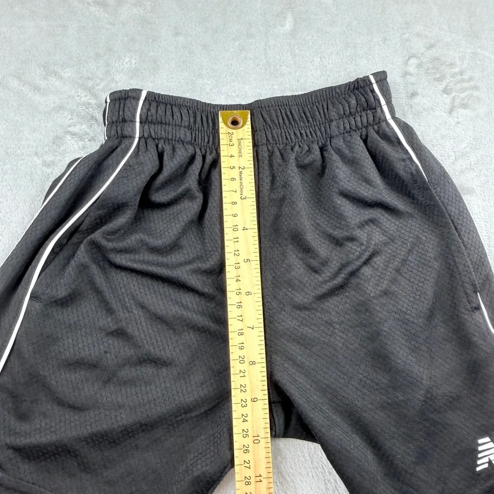 New Balance Kids Black Mesh Athletic Shorts Size 8